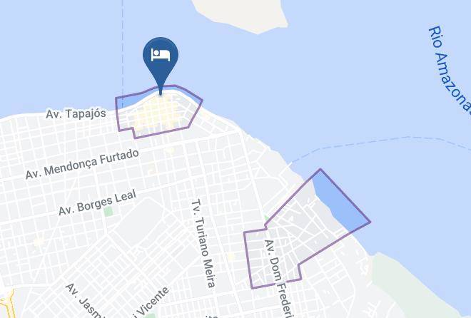 Santarem - Hotel Porto Belo Orla Maps