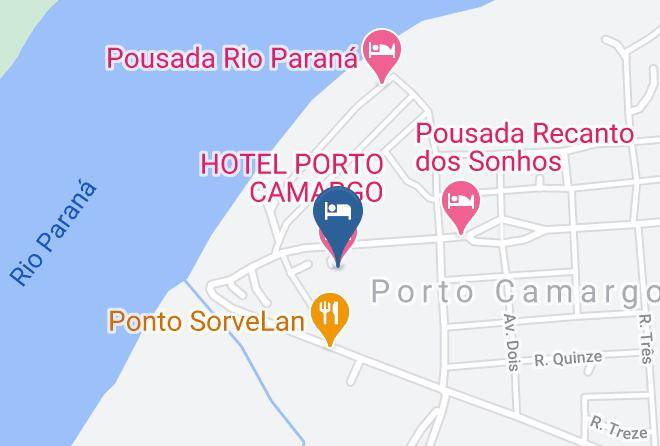 Hotel Porto Camargo Map