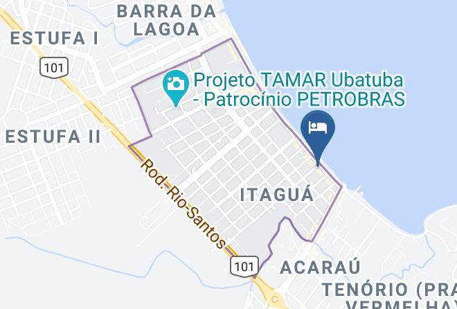 Ubatuba - Hotel Porto Fino Ubatuba Maps