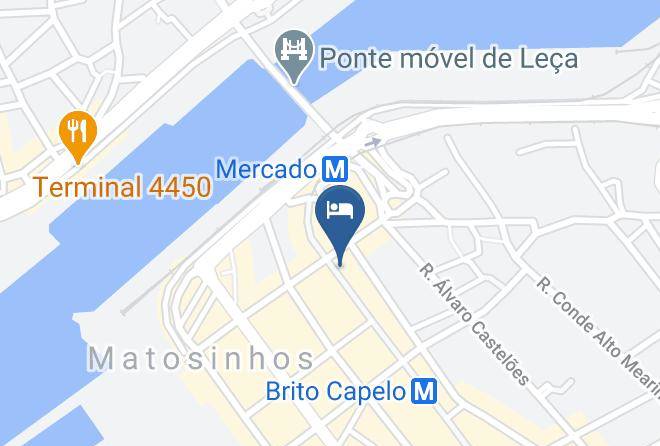 Matosinhos - Hotel Porto Mar 3 Star Maps