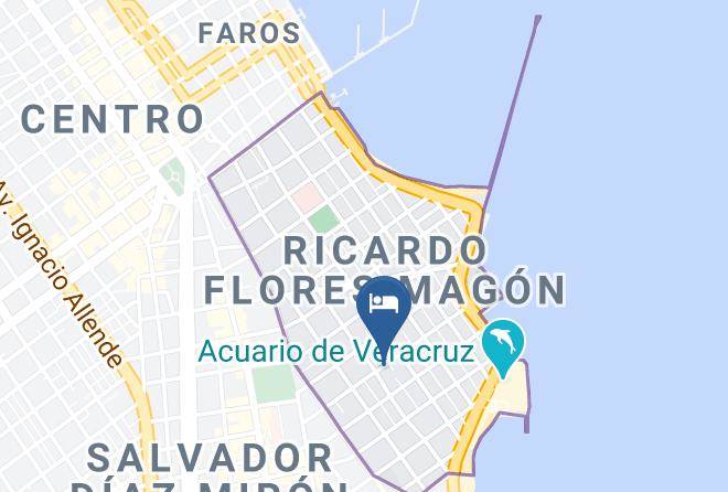 Veracruz Ricardo Flores Magon - Hotel Porto Novo Maps