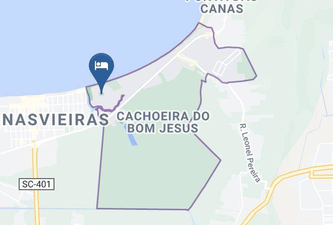 Florianopolis - Hotel Porto Sol Cachoeira Do Bom Jesus E Ingleses Maps
