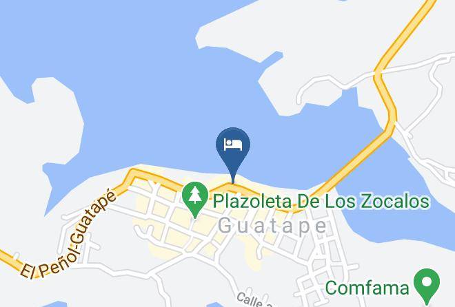 Guatape - Hotel Portobelo Guatape Maps