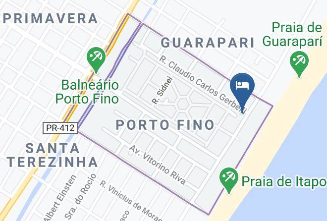 Pontal Do Parana - Hotel Portofino Maps