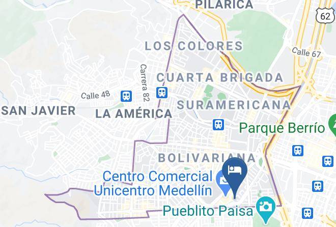 Medellin - Hotel Porton Colonial Maps