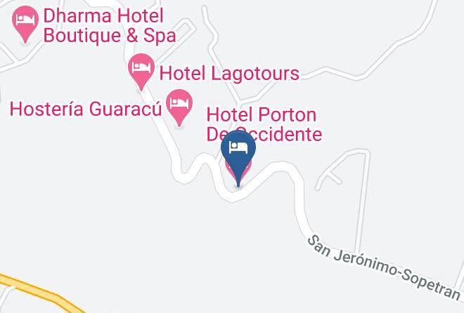 San Jeronimo - Hotel Porton De Occidente Maps