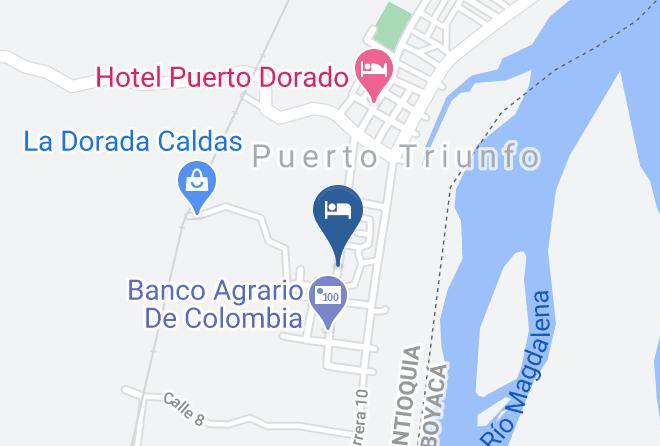 Puerto Triunfo - Hotel Porton De Oriente Maps