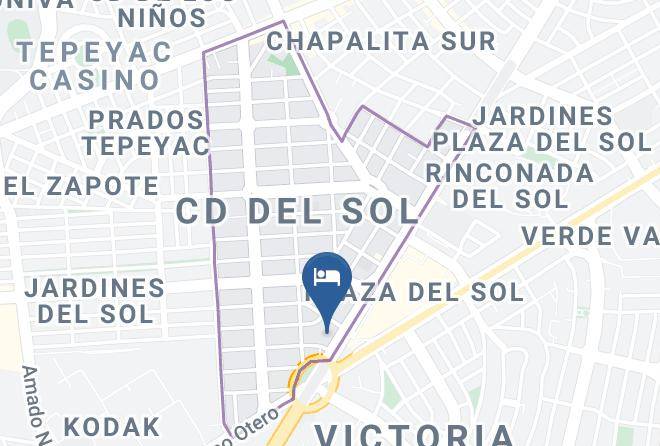 Zapopan - Hotel Portonovo Plaza Expo Maps