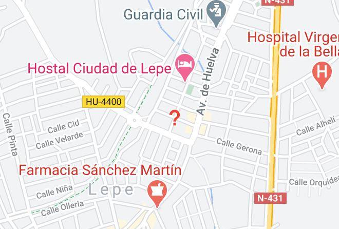 Huelva - Hotel Portugal Maps