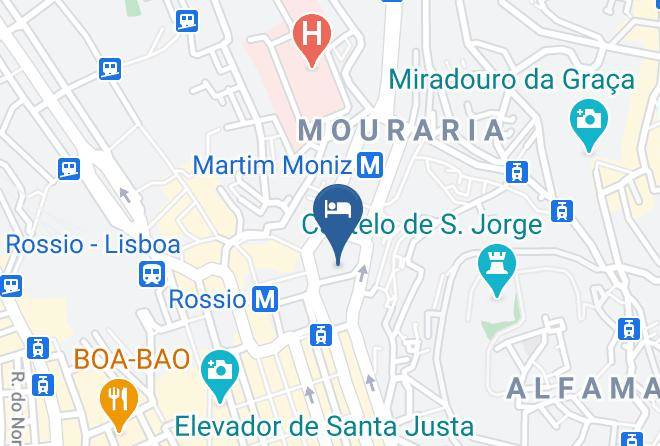 Lisbon - Hotel Portugal Portugal Boutique Hotel Maps