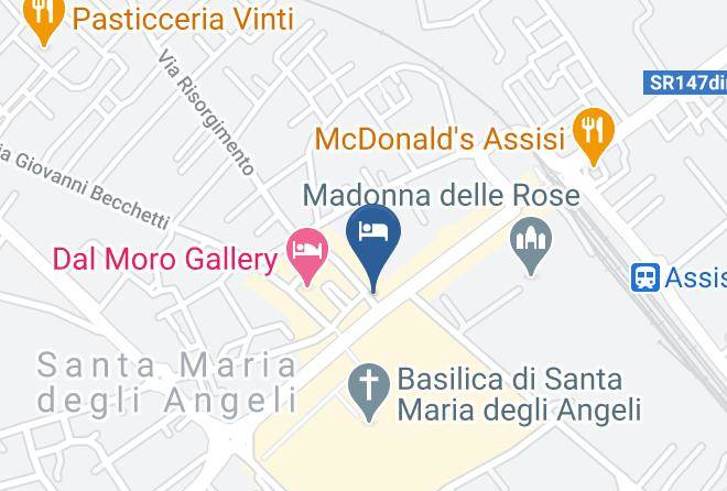 Perugia - Hotel Porziuncola Maps