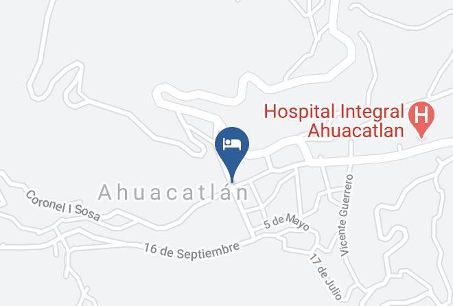 Ahuacatlan - Hotel Posada Amparito Maps