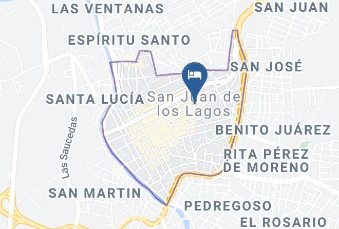 San Juan De Los Lagos - Hotel Posada Andrea Maps