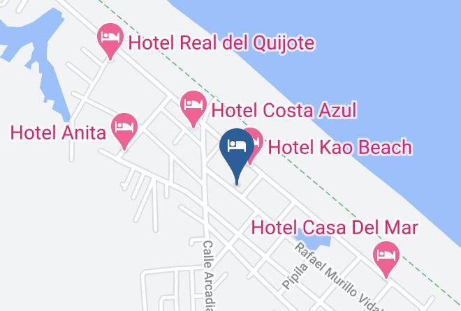 Tecolutla - Hotel Posada Angeles Maps