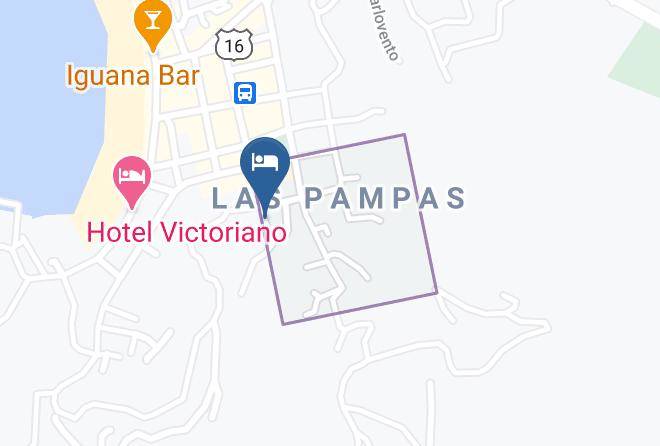 San Juan Del Sur - Hotel Posada Bahia Azul Maps