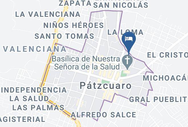 Patzcuaro - Hotel Posada Camelinas Maps