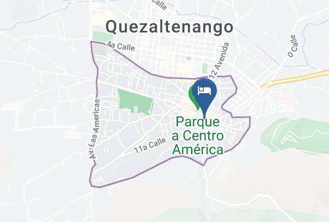 Quetzaltenango - Hotel Posada Catedral Maps