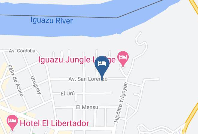 Puerto Esperanza - Hotel Posada Colibri Maps