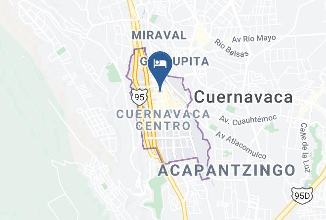 Cuernavaca - Hotel Posada Cuernavaca Maps