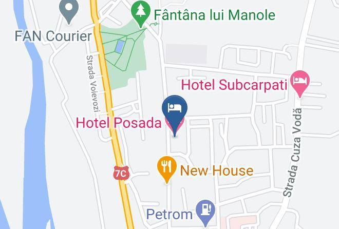 Curtea De Arges - Hotel Posada Maps