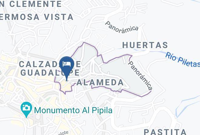 Guanajuato Alameda - Hotel Posada De La Alameda Maps