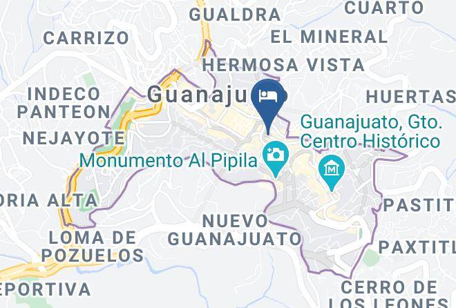 Guanajuato City Centre - Hotel Posada De La Condesa Maps