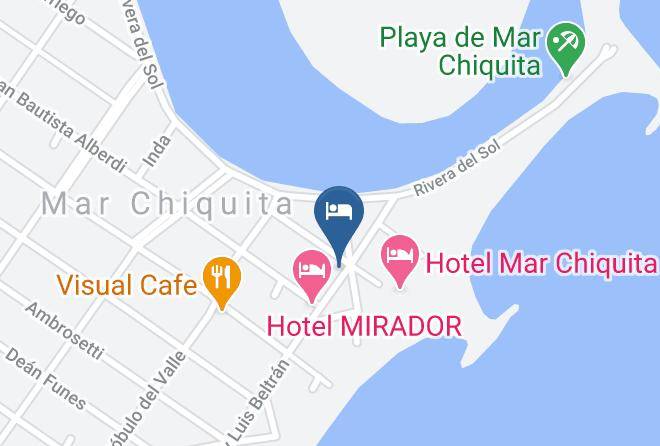 Mar Chiquita - Hotel Posada De Los Suenos Maps