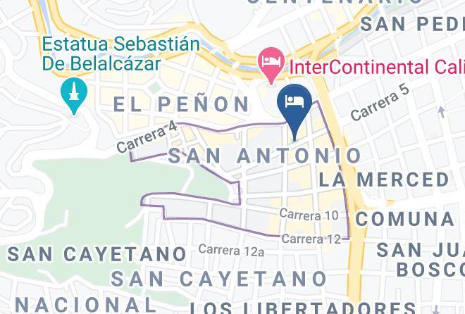 Cali - Hotel Posada De San Antonio Maps