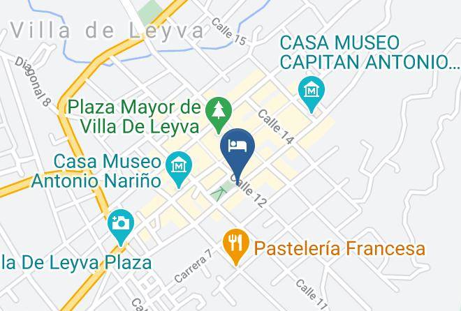 Villa De Leyva - Hotel Posada De San Antonio Maps