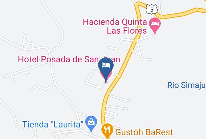 San Juan Sacatepequez - Hotel Posada De San Juan Maps