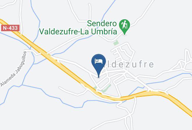 Huelva - Hotel Posada De Valdezufre Maps