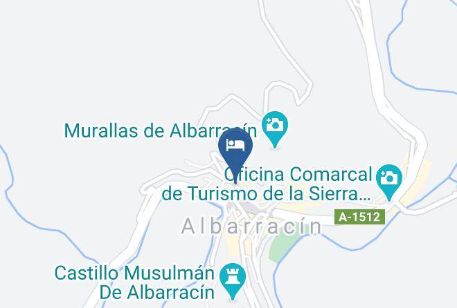 Teruel - Hotel Posada Del Adarve Maps