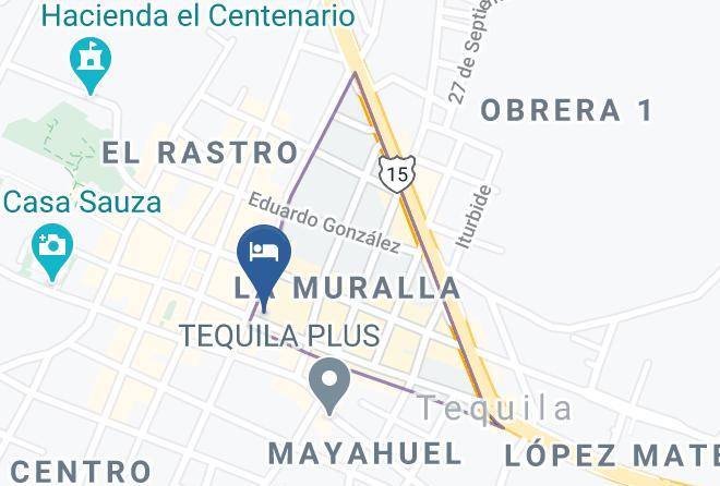 Tequila - Hotel Posada Cesar Orlando Maps