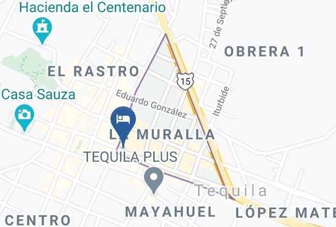 Tequila - Hotel Posada Del Agave Maps