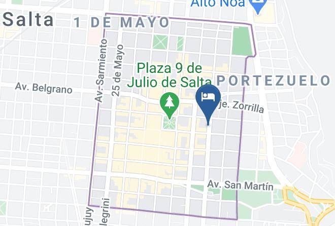 Salta - Hotel Posada Del Angel Hoteles Boutique En Salta Maps