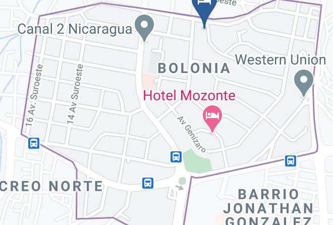 Managua - Hotel Posada Del Angel Maps