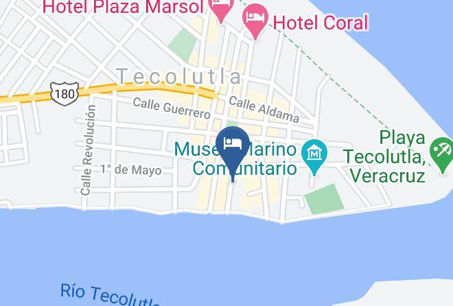 Tecolutla - Hotel Posada Del Angel Maps