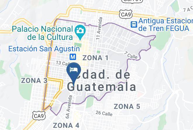 Guatemala - Hotel Posada Del Centro Maps