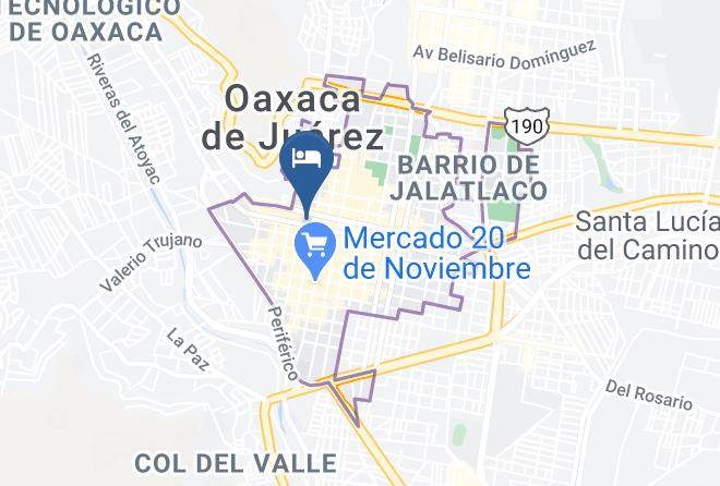 Oaxaca De Juarez - Hotel Posada Del Centro Maps