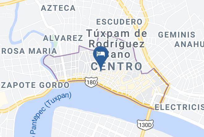 Tuxpan - Hotel Posada Del Mar Maps