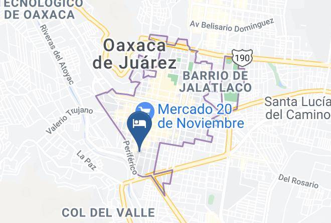Oaxaca De Juarez - Hotel Posada Del Marques Maps
