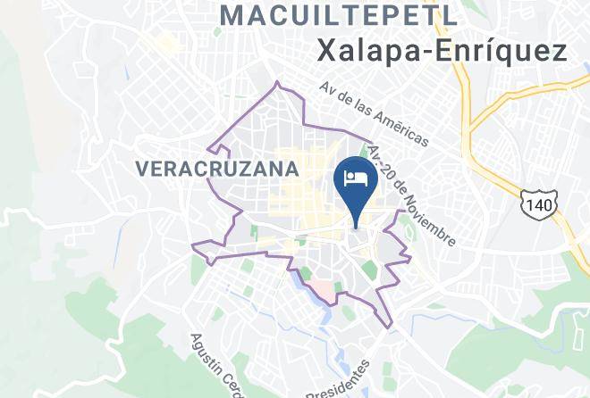 Xalapa - Hotel Posada Del Pilar Maps