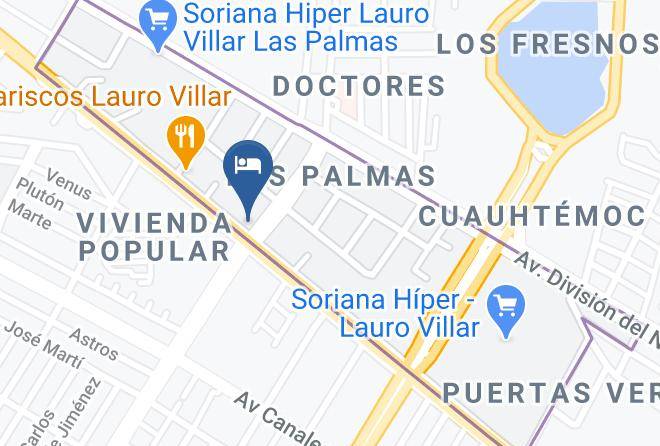 Matamoros Municipality - Hotel Posada Del Rey Maps