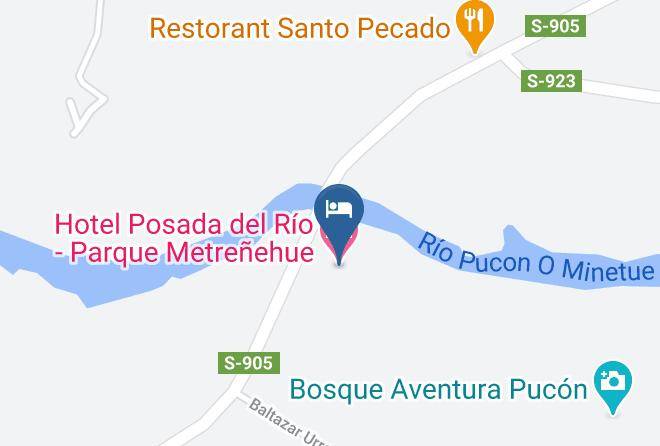 Cautin Province - Hotel Posada Del Rio Parque Metrenehue Maps