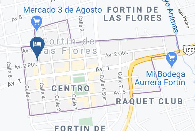 Fortin - Hotel Posada Del Sol Maps