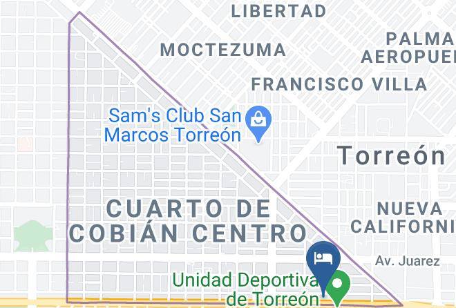 Torreon - Hotel Posada Del Sol Inn Maps