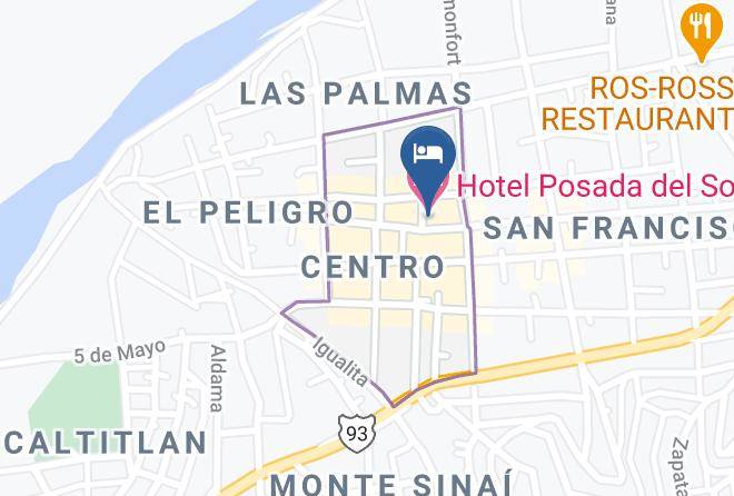 Tlapa Deonfort - Hotel Posada Del Sol Maps