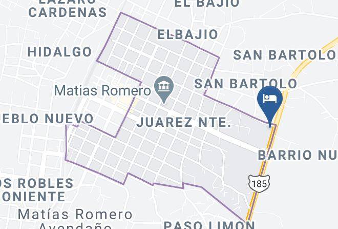 Matias Romero Avendano - Hotel Posada Del Sur Maps