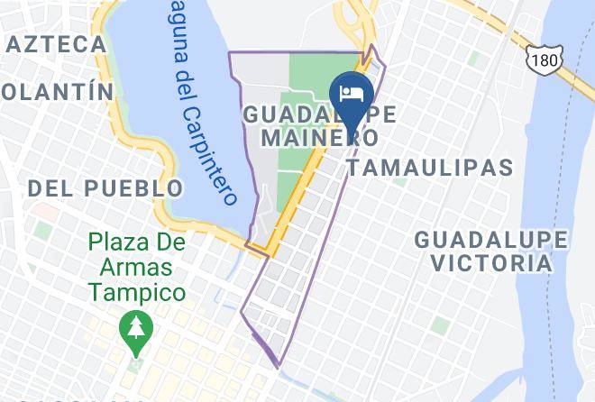 Tampico - Hotel Posada Del Viajero Maps