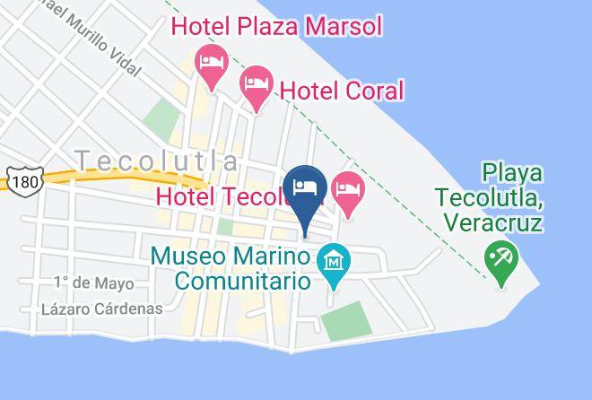 Tecolutla - Hotel Charyguehn's Maps
